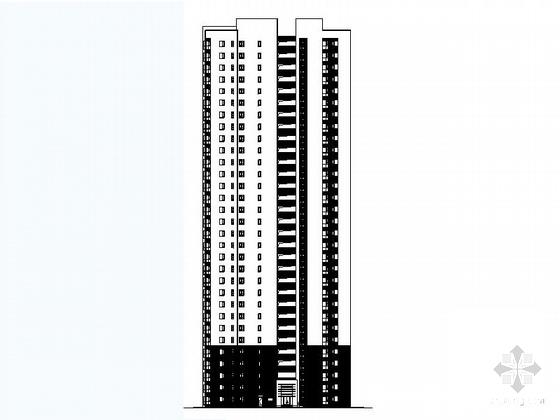 住宅楼建筑平面图 - 1