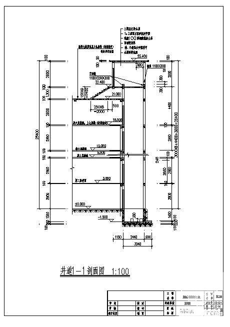 电梯井结构大样图 - 4