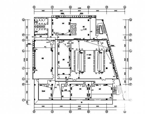 7层交通中心综合楼强电施工CAD图纸 - 2