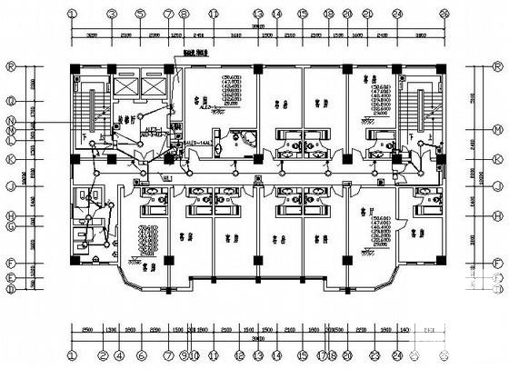 15层综合楼强电施工CAD图纸 - 3