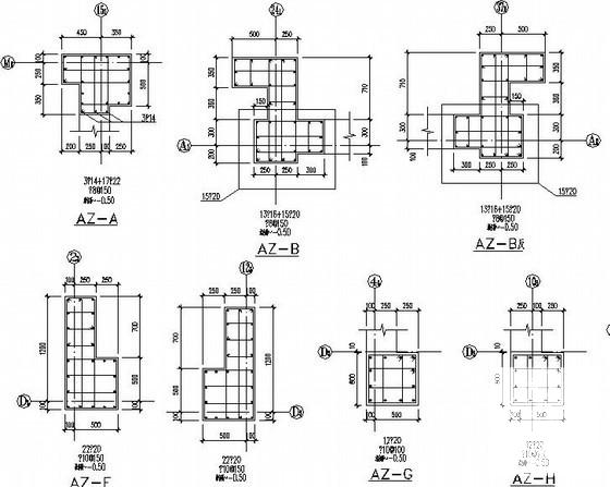 构造柱节点详图 - 1