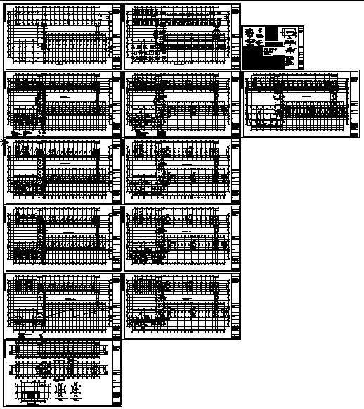 多层框架结构施工图 - 1