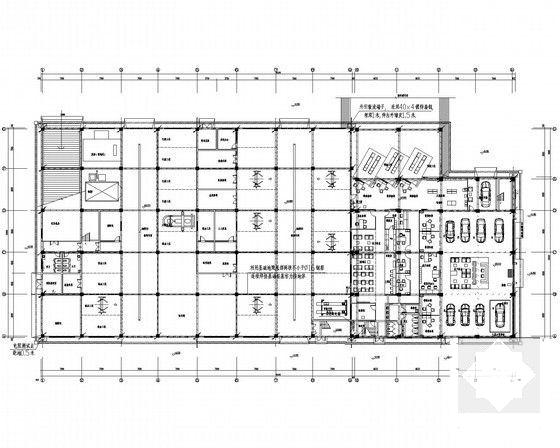 8925平米3层汽车4S店强弱电施工CAD图纸 - 5