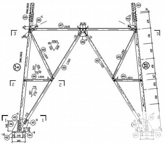 铁塔结构图纸 - 4