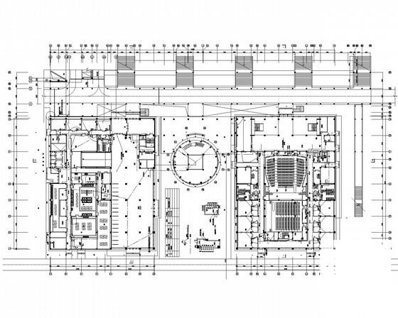 18984平米4层会议中心强电系统施工CAD图纸 - 1