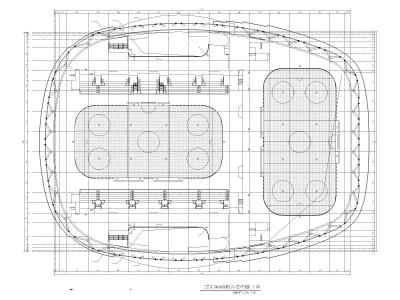 冰球馆二层平面图