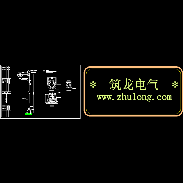 一份20款监控立杆CAD大样图纸 - 下载 - 好图网