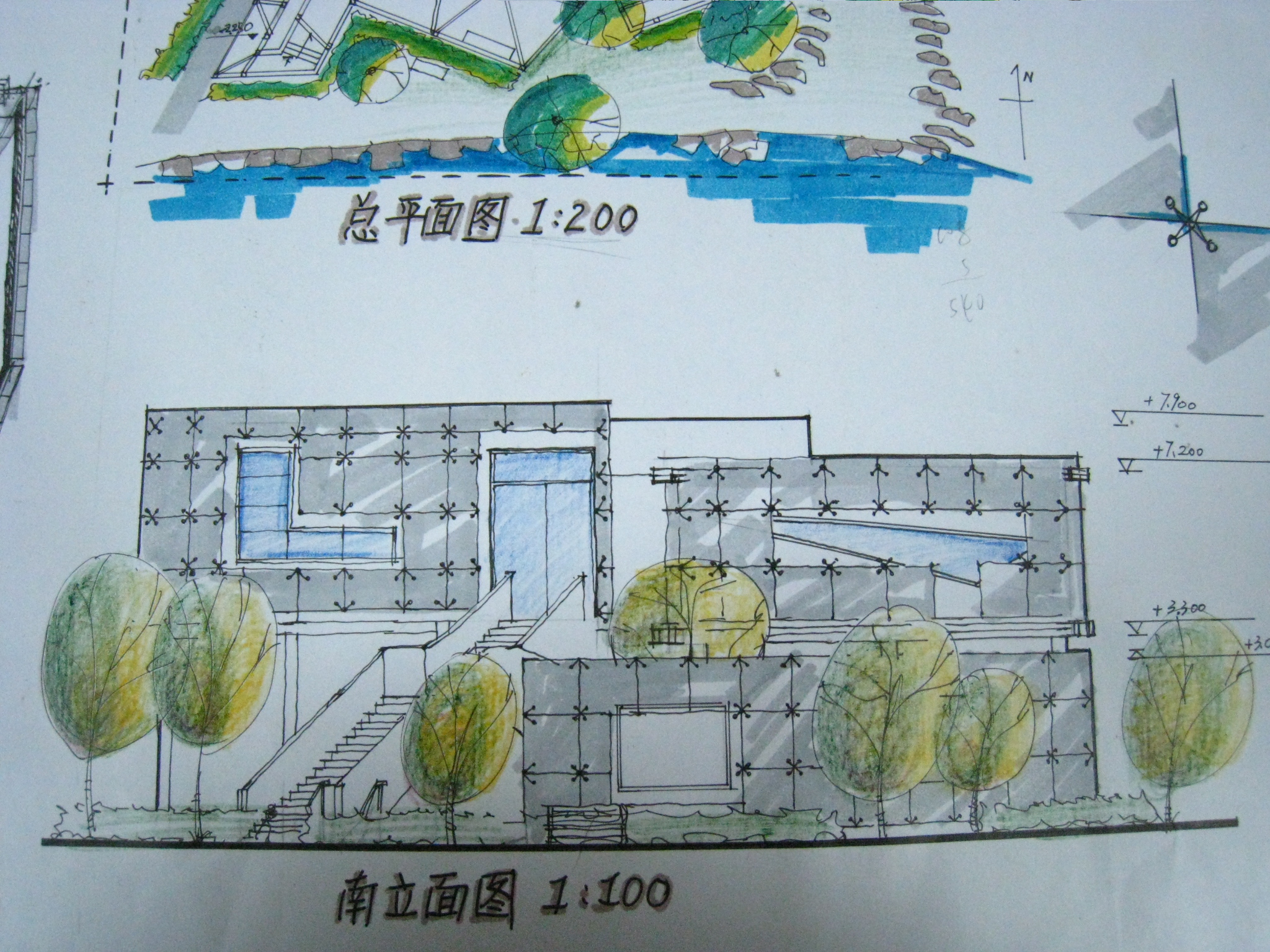 艺术沙龙设计建筑设计快题